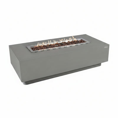 Elementi Granville 60" Concrete Natural Gas Fire Pit Table