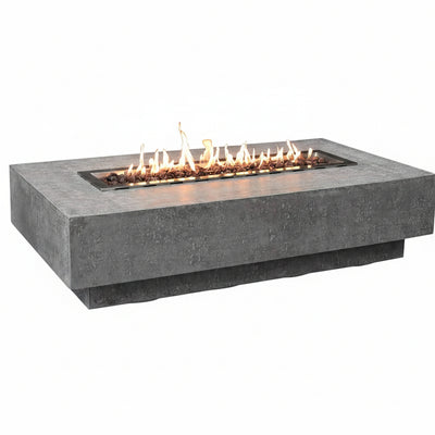 Elementi Hampton 56" Concrete Propane Outdoor Fire Pit Table