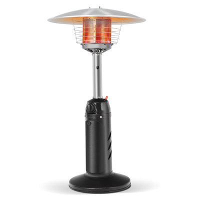 13,000BTU Portable Patio Tabletop Heater Outdoor Propane Gas Heater W/ Weighted Base