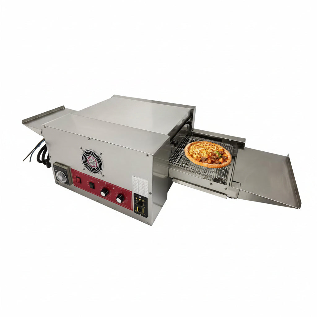 Pizza Baking Oven Commercial Countertop Pizza Oven 12" Belt Reversible Conveyor for Restaurant 220V 1PH 6KW